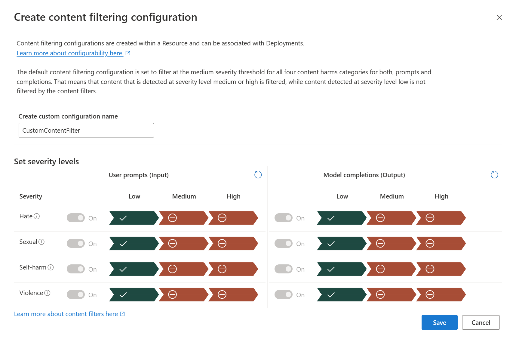 Filter Config